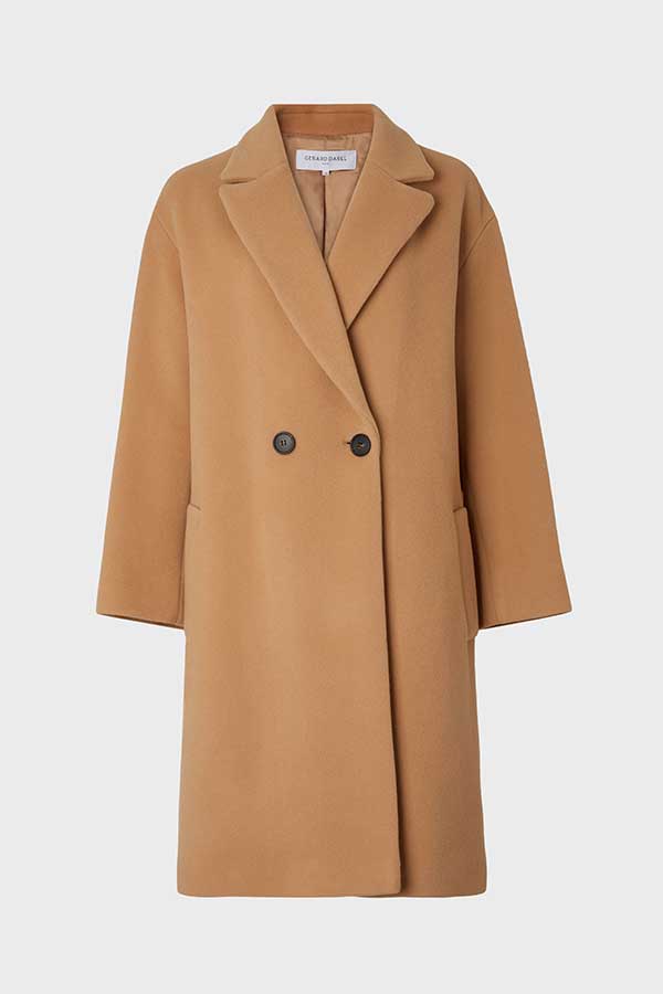 SEYLIA VIRGIN WOOL DOUBLE-BREASTED COAT