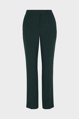 EDGARD DARK GREEN 7/8 STRAIGHT TROUSERS