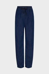 EMELINE WIDE-LEG DENIM TROUSERS