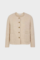 NOELYSE WOOL TWEED JACKET