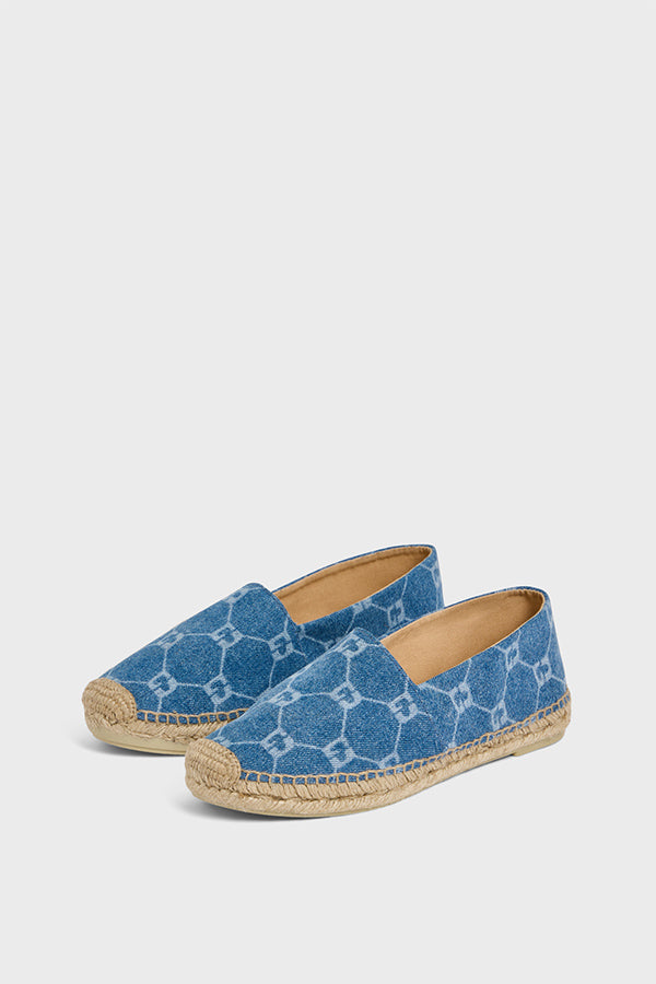 SOPHIA EMBROIDERED MONOGRAM ESPADRILLE