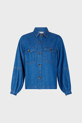 ARMEILLE SOFT DENIM OVERSHIRT