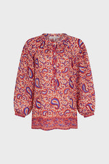 ADENA SOFT ETHNIC PRINT BLOUSE