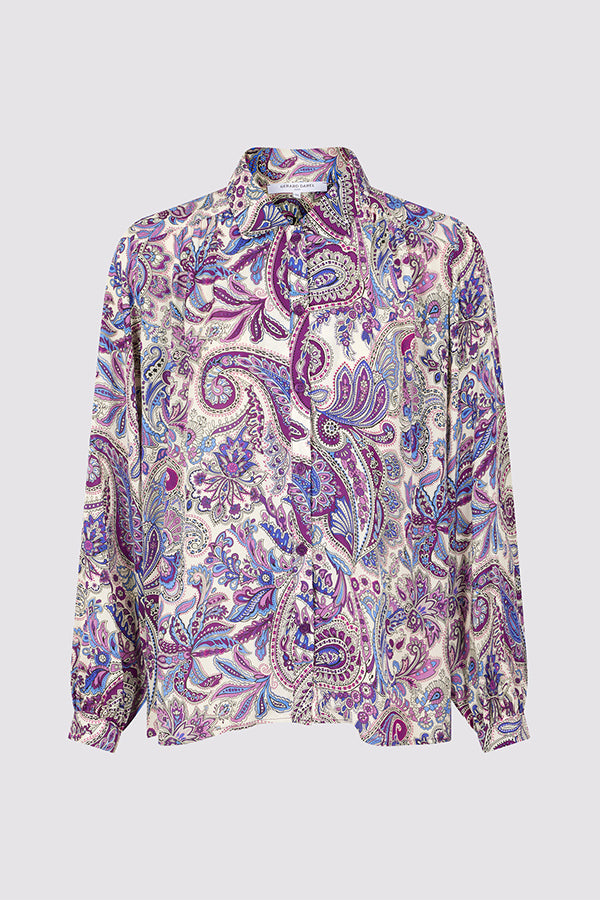 AALIYAH PAISLEY PRINT SHIRT