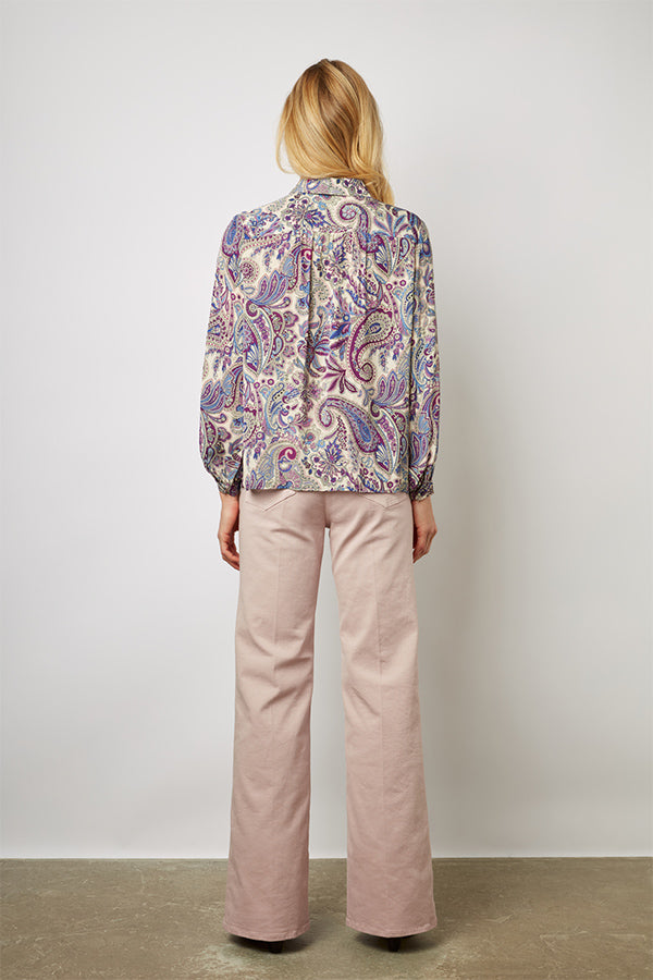 AALIYAH PAISLEY PRINT SHIRT