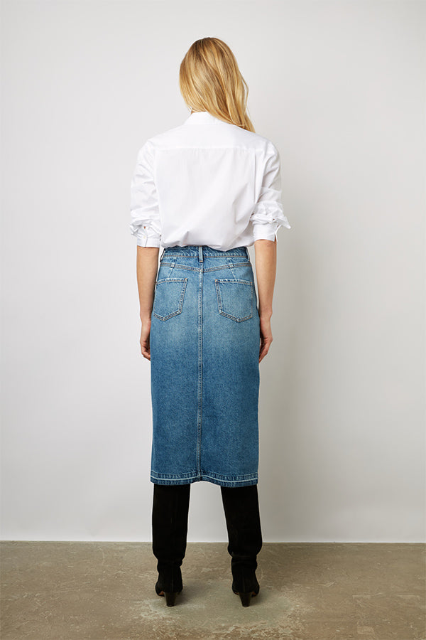 DEBORRA STRAIGHT DENIM SKIRT