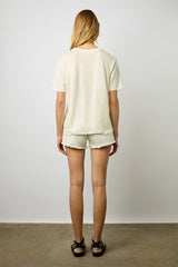 MARIETA “LOVE” LINEN T-SHIRT