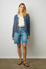 LILIANA TWEED COTTON CARDIGAN