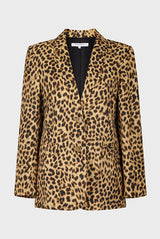 BEILA LEOPARD PRINT SUIT JACKET