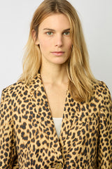 BEILA LEOPARD PRINT SUIT JACKET