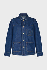 BRIDGET RAW DENIM JACKET