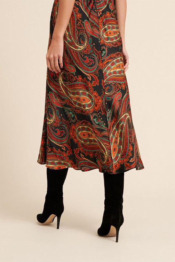 FERSINA PAISLEY PRINT SKIRT