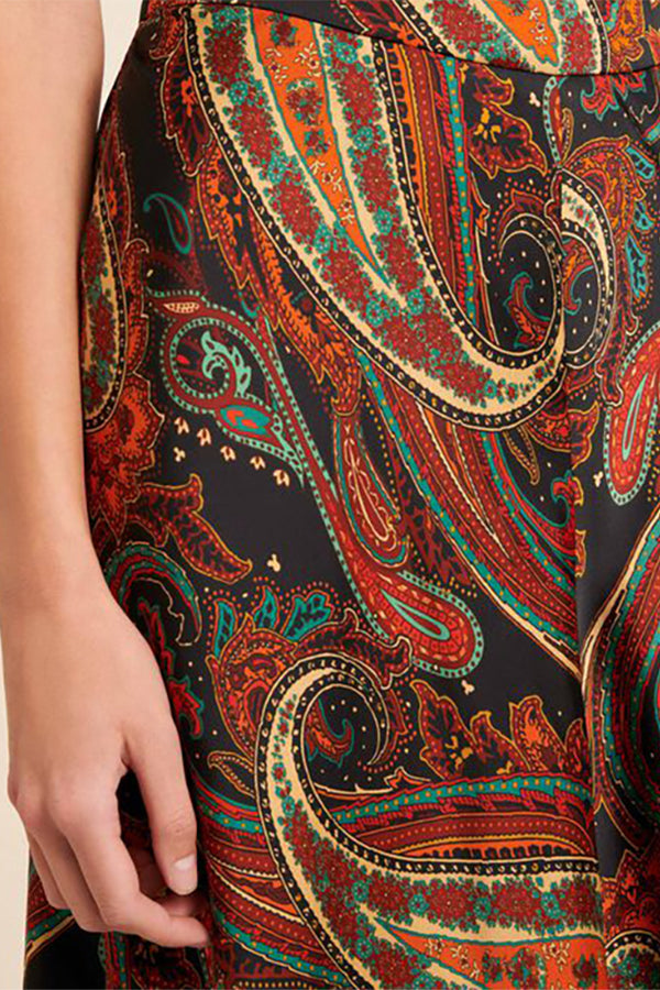 FERSINA PAISLEY PRINT SKIRT