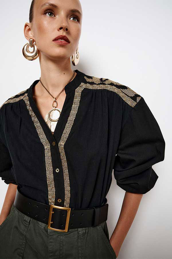 LOUBNA EMBROIDERED SHIRT