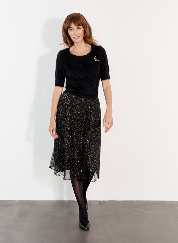 TERESA PLEATED TULLE SKIRT