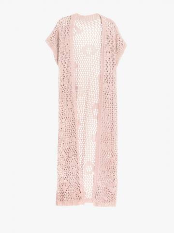 KATRINA BEIGE CROCHET WAISTCOAT