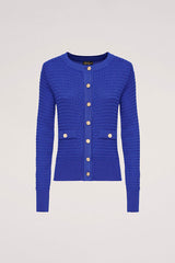 MERETO BLUETTE MICRO CABLEKNIT CARDIGAN