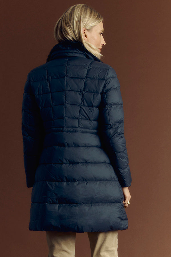 MONTBLANC BLACK LONG DOWN JACKET