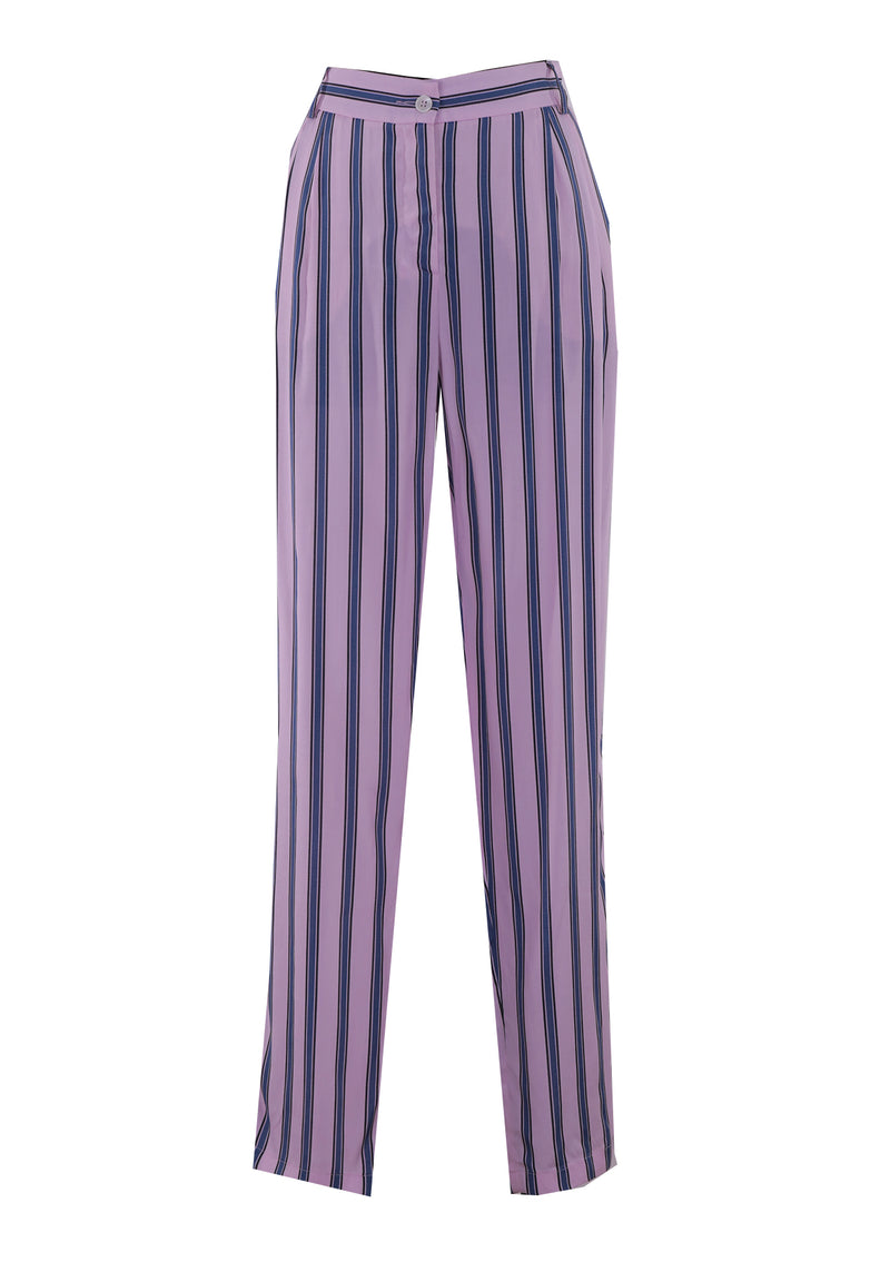 STRIPED PINK TROUSERS