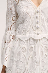 PIGNA WHITE LACE DRESS