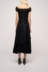 PINTA BLACK ELEGANT LONG DRESS