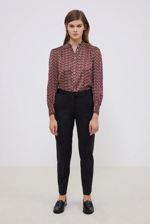 JUDE STRAIGHT FITTED VIRGIN WOOL TROUSERS