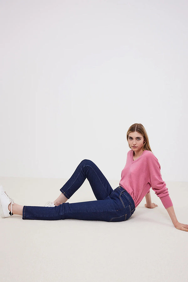 AGATHE RAW DENIM SLIM JEANS