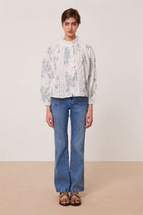 CAEL FLORAL ENGLISH EMBROIDERY SHIRT