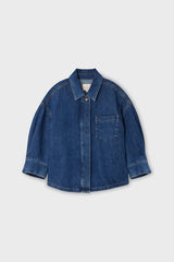 VIOLAINE STRAIGHT RAW DENIM JACKET