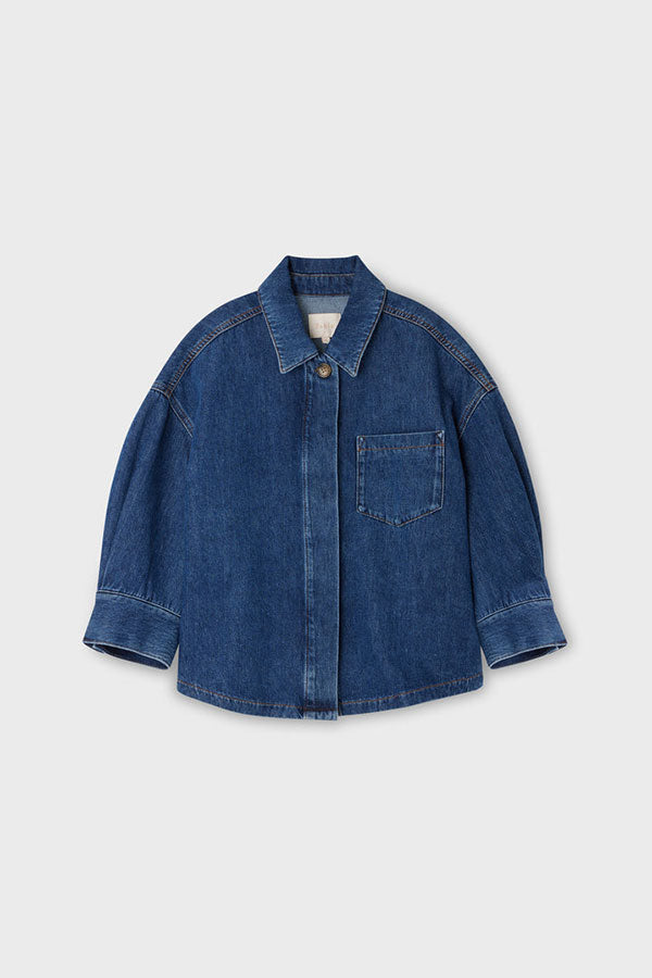 VIOLAINE STRAIGHT RAW DENIM JACKET