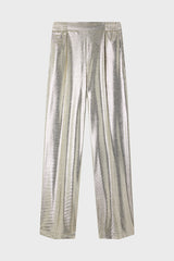 METALLIC EFFECT TROUSER