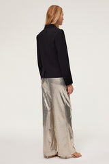 METALLIC EFFECT TROUSER