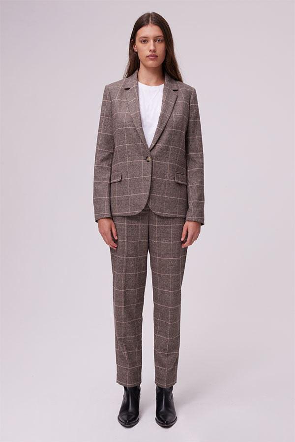 VITALY CHECKERED SUIT JACKET