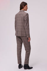 VITALY CHECKERED SUIT JACKET