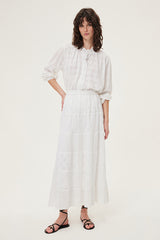 ANNAELLE WHITE BRODERIE ANGLAISE SHIRT