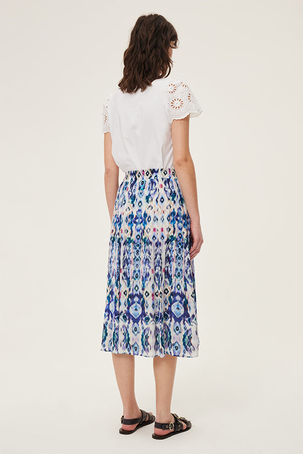 DORRY MEXICAN-INSPIRED PRINT MIDI SKIRT