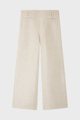 CALYSTA GOLD WIDE-LEG TROUSERS