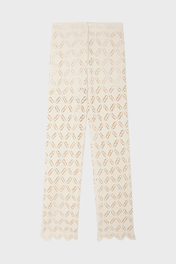 CAMILLE EMBROIDERED TROUSER