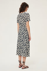 EDDY DAISY FLORAL PRINT MIDI DRESS