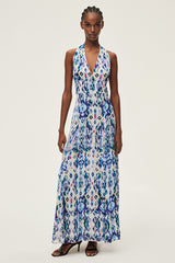 ELHAMMY MEXICAN-INSPIRED PRINT MAXI DRESS