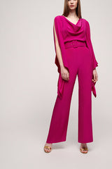 POMERANI CLOAK STYLE SLEEVES ELEGANT JUMPSUIT