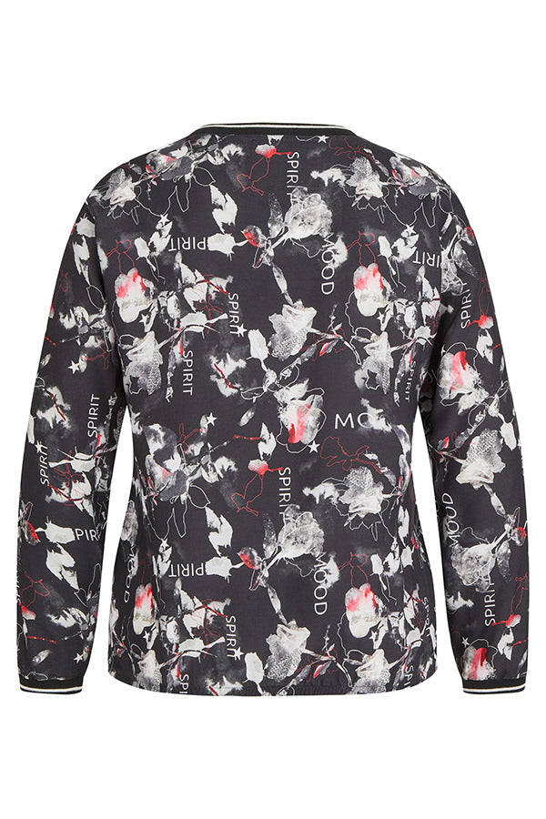 SPIRIT ALLOVER FLORAL PRINT BLOUSE