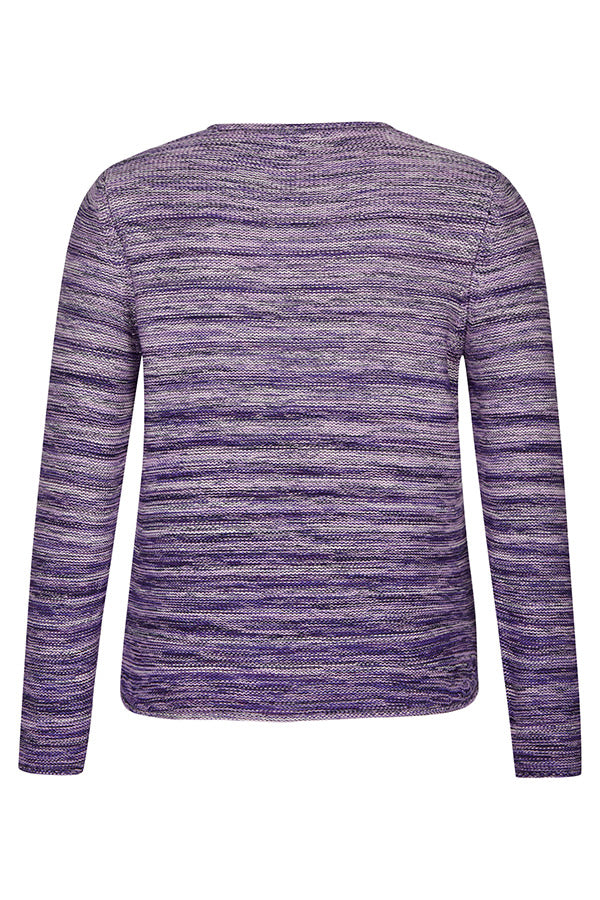 PURPLE STRIPED SWEATER