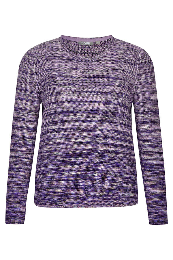 PURPLE STRIPED SWEATER