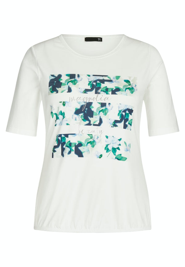 FLORAL PRINT MAGNOLIA T-SHIRT