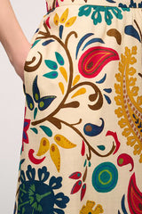 TASSELLO YELLOW PAISLEY SKIRT