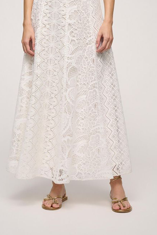 TIGLIO PAISLEY LACE SKIRT