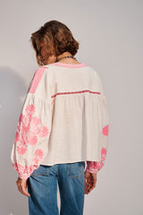 ANDREA EMBROIDERED LOOSE TUNIC