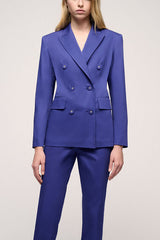 VIVACITA BLUETTE DOUBLE-BREASTED JACKET