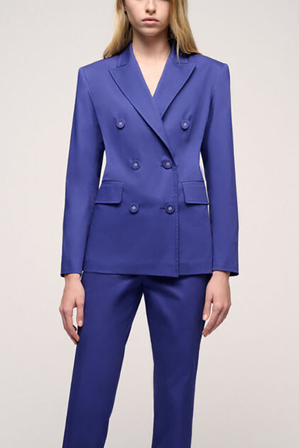 VIVACITA BLUETTE DOUBLE-BREASTED JACKET